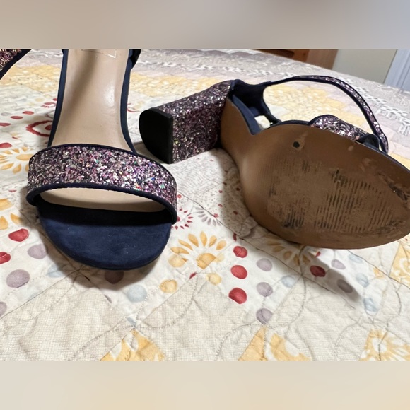 Multicolour glitter block heels size 9 worn once - Picture 5 of 7